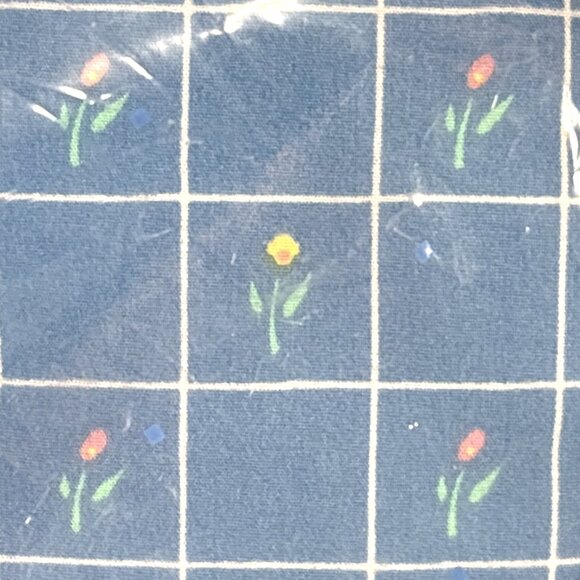 Avon Microwave Mate The Gift Collection Hot Pot Holder Blue Floral Large NOS - Picture 2 of 7